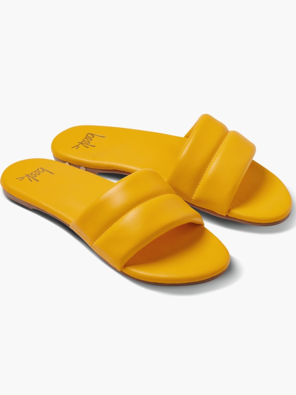 * Like New * Beek Sugarbird Slide Sandal in Sunflower